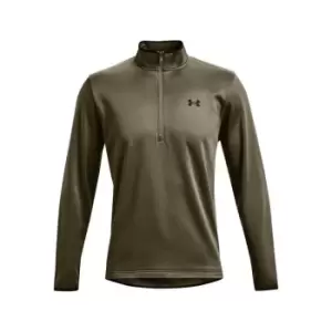 Under Armour Half Zip Fleece Top Mens - Green