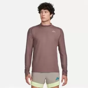 Nike Dri-FIT Trail Mens Long-Sleeve Trail Running Top - Purple