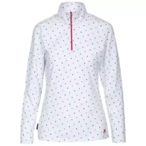 Trespass Womens/Ladies Betty II 1/2 Zip Long Sleeve Top (XS) (RAINBOW SPOT)