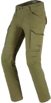 Spidi TexTech Pathfinder Cargo Motorcycle Textile Pants, green, Size 38, green, Size 38