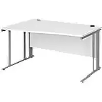 Dams International Wave Desk MCM14WLSWH 1,400 x 725 x 800 - 990 mm