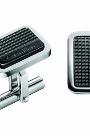 Mens Calvin Klein Stainless Steel Confidence Cufflinks KJ4QBC200100