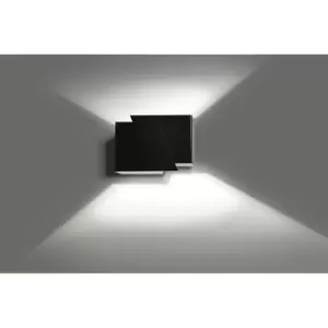 Frost Black Flush Wall Lamp 1x G9