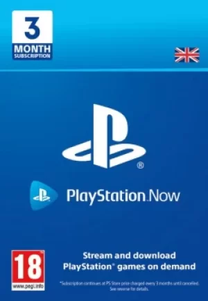 Sony PlayStation Now 3 Months Subscription Membership