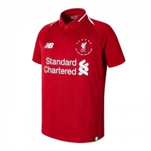 New Balance Liverpool 6 Times Football Shirt Junior - Red