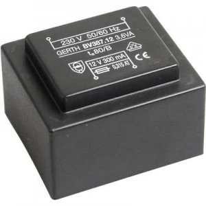 PCB mount transformer 1 x 230 V 1 x 8 V AC 3.60 VA 450 mA