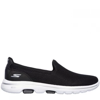 Skechers Go Walk 5 Ladies Trainers - Black/White