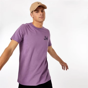 Jack Wills Jack Morpeth Crew T-Shirt - Violet