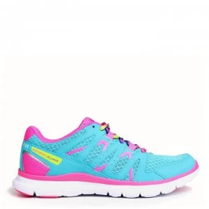 Karrimor Duma Junior Girls Running Shoes - Teal/Pink