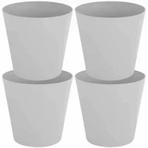 Wham Studio 30cm Round Planter Set of 4, Grey