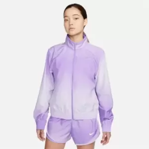 Nike Dri-FIT Swoosh Run Womens Printed Running Jacket - Purple