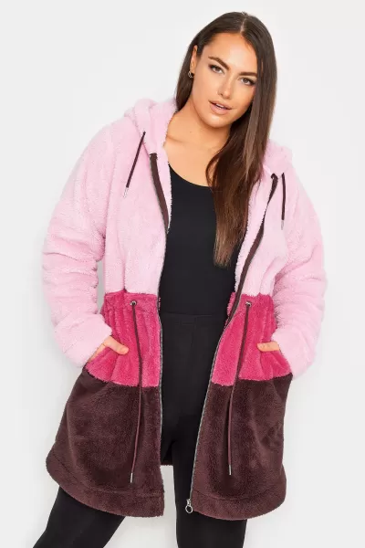 Longline Fleece Zip Hoodie