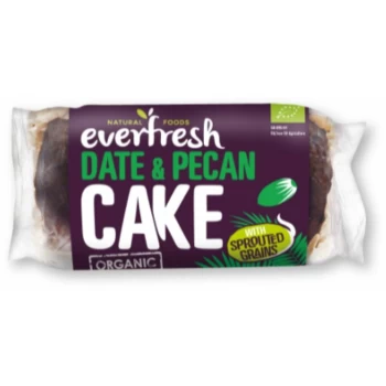 Organic Sprouted Date & Pecan Cake - 350g - 97982 - Everfresh