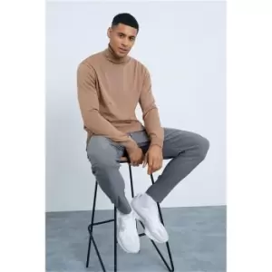 I Saw It First Beige Roll Neck Jumper - Beige