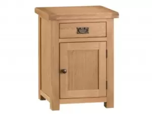 Kenmore Waverley Oak 1 Door 1 Drawer Lamp Table Assembled