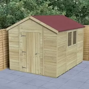 Forest Garden Timberdale 10 x 8ft Apex Shed with Assembly