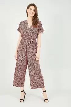 Yumi Animal Dash Print Jumpsuit