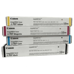 Canon T07 Black and Tri Colour Laser Toner Ink Cartridge