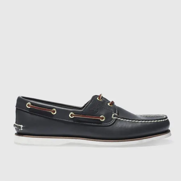 Timberland classic 2 eye boat shoes in navy Navy UK 6 (EU 39½)