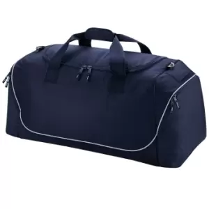 Quadra Teamwear Jumbo Kit Duffle Bag - 110 Litres (One Size) (Franch Navy/Light Grey)