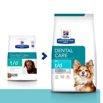 Hill's Prescription Diet Canine t/d Mini Dental Care - Chicken - 3kg