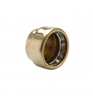 Wickes Copper Pushfit Stop End Cap - 22mm