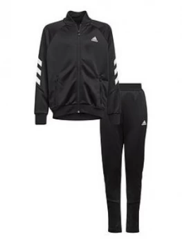 adidas Boys XFG Tracksuit - Black, Size 11-12 Years