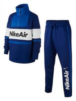 Nike Nsw Air Older Boys Tracksuit - Royal Blue