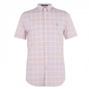 Gant Gant Short Sleeve Check Shirt - Ivy Gold 710