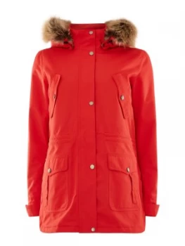 Barbour Stronsay Waterproof Coat Red