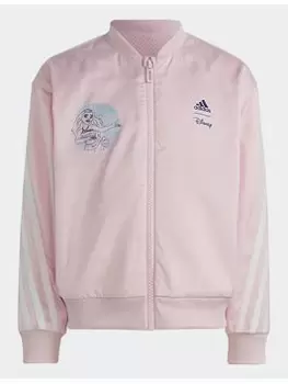 adidas Disney Moana Track Top, Pink, Size 5-6 Years, Women