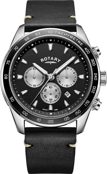 Rotary Watch Henley Mens - Black RTY-921