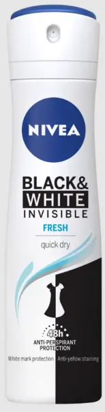 Nivea Black and White Invisible Active Deodorant 200ml