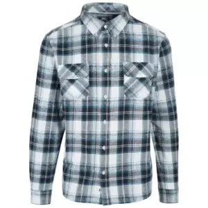 Trespass Mens Wrothamton Shirt (M) (Grey Check)