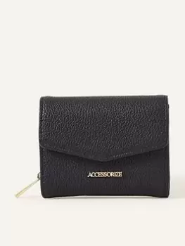 Accessorize Small Flap Zip Around, Navy, Women