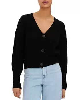 Vero Moda Lea V Neck Button-Front Cardigan