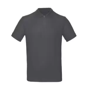 B&C Mens Inspire Polo (XL) (Dark Grey)