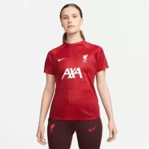 Nike Liverpool Home Pre-Match 2023 2024 Top Womens - Red