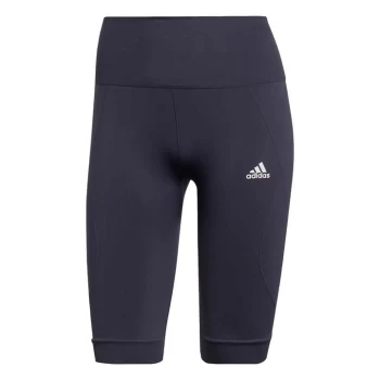 adidas AEROKNIT Seamless Short Tights Womens - Shadow Navy / White