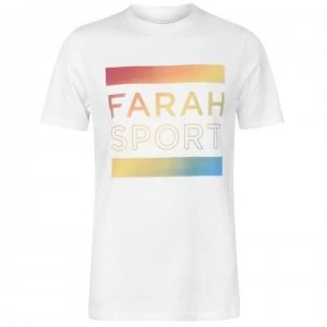 Farah Sport Robert T Shirt - White