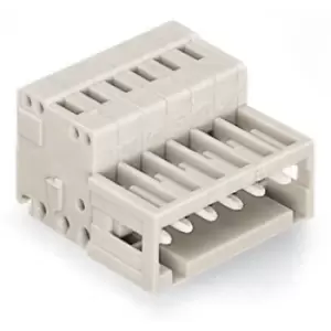 Wago 734-304 Terminal Block, Pluggable, 4Pos, 14Awg