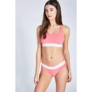 Jack Wills Dibsdall Heritage Racerback Bralet - Pink