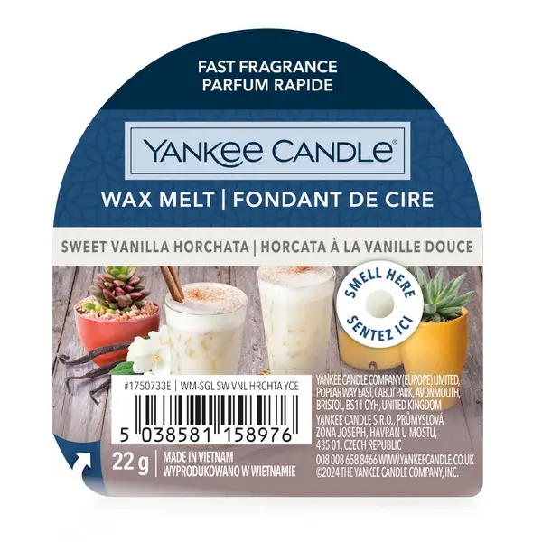 Yankee Candle Sweet Vanilla Horchata Scented Candle 22g