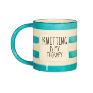 Sass & Belle Knitting Therapy Mug