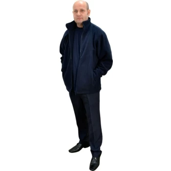 F400 Small Navy Microfleece Jacket - Tuffsafe