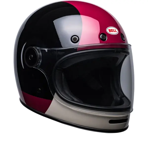 Bell Bullitt Blazon Gloss Black Burgundy Full Face Helmet XL