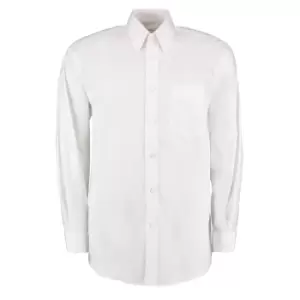 Kustom Kit Mens Long Sleeve Corporate Oxford Shirt (15inch) (White)