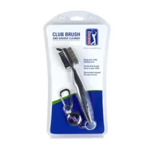 PGA Tour Dual Sided Golf Club Brush and Groove Cleaner - Multi