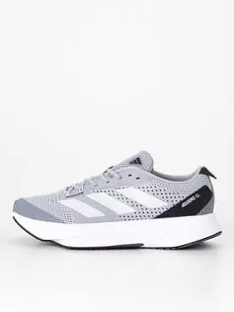 adidas Performance Adizero SL Running Trainers - Silver/White, Silver/White, Size 10, Men