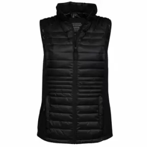 Tee Jays Womens/Ladies Crossover Bodywarmer (M) (Jet Black)